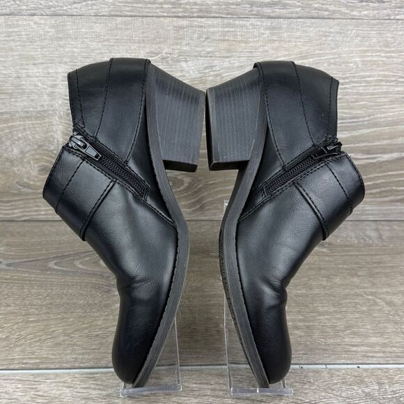 Frye & Co Berlyn Women’s Sz 6.5M Black Buckle Zip Ankle Boot PLF24-44399-001-111 - Picture 9 of 14